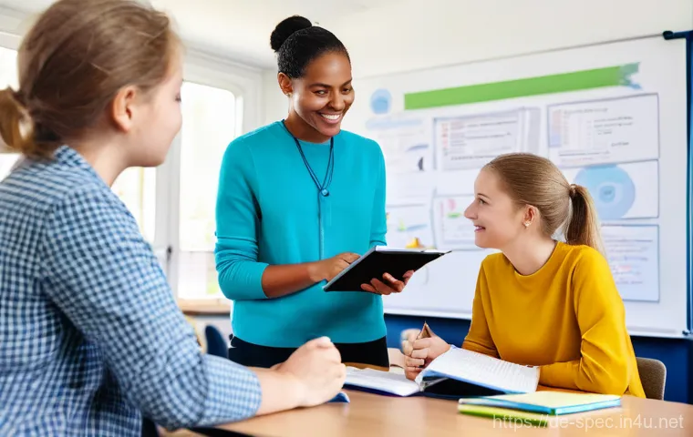 특수교육과 특수교육 커리큘럼 - **Personalized Digital Learning Experience for a Student**
    A focused 14-year-old student, wearin...