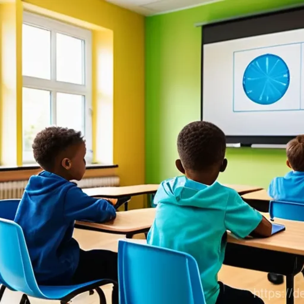 특수교육과 특수교육 뉴스 - **Prompt 1: A Vibrant Inclusive Classroom with Digital Learning**
    A bright, modern classroom fil...