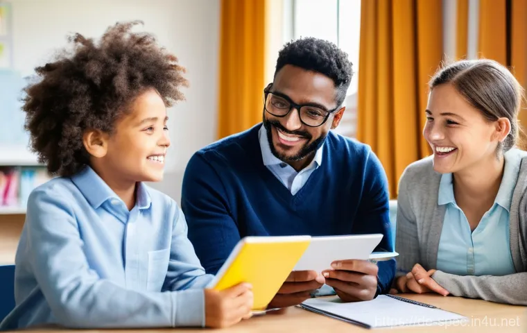 특수교육과 특수교육 뉴스 - **Prompt 1: A Vibrant Inclusive Classroom with Digital Learning**
    A bright, modern classroom fil...